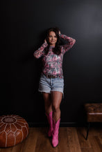 Load image into Gallery viewer, Country Road LS Mesh Top: Pink / M