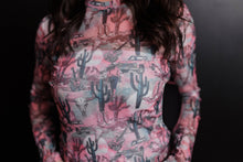 Load image into Gallery viewer, Country Road LS Mesh Top: Pink / M