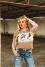Load image into Gallery viewer, LARIAT LACE L/S *DUSTY ROSE: XL