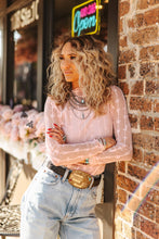 Load image into Gallery viewer, LARIAT LACE L/S *DUSTY ROSE: M
