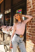 Load image into Gallery viewer, LARIAT LACE L/S *DUSTY ROSE: S
