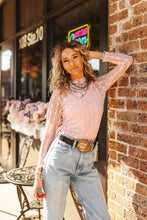 Load image into Gallery viewer, LARIAT LACE L/S *DUSTY ROSE: S
