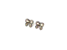 Load image into Gallery viewer, WESTERN CRYSTAL RIBBON EARRINGS
