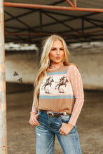 Load image into Gallery viewer, LARIAT LACE L/S *DUSTY ROSE: XL
