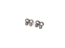 Load image into Gallery viewer, WESTERN CRYSTAL RIBBON EARRINGS
