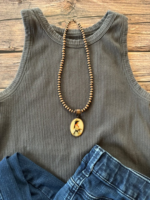 Old Time Cowgirl necklace