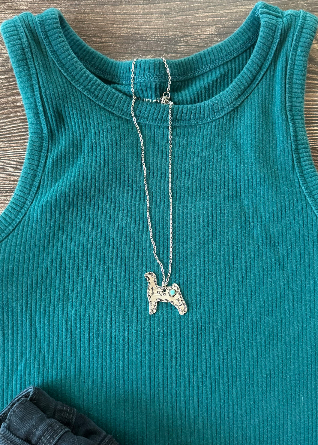 Silver Goat Necklace