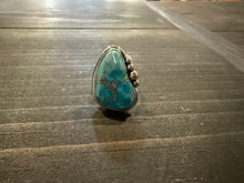 Load image into Gallery viewer, Turquoise and Sterling Silver Ring - Size 6
