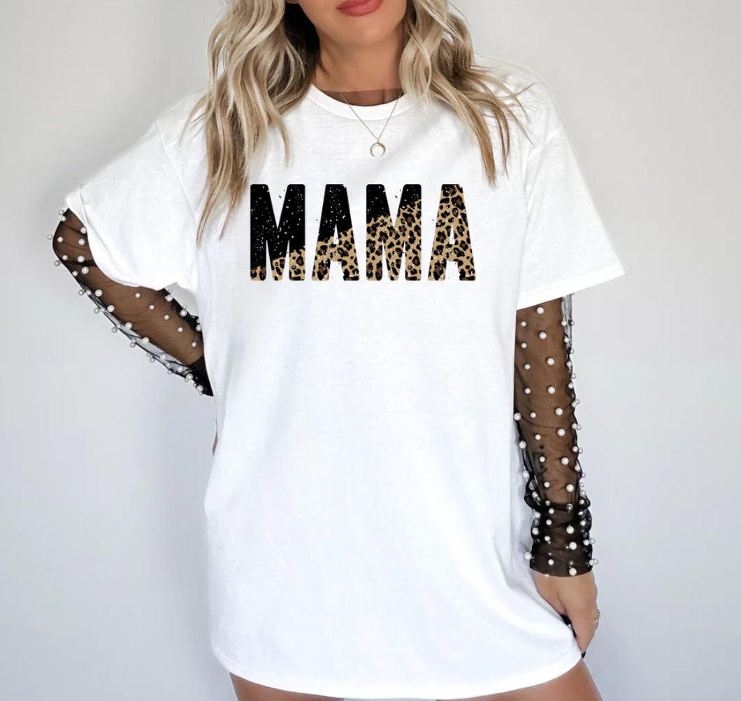 Leopard MAMA Tee