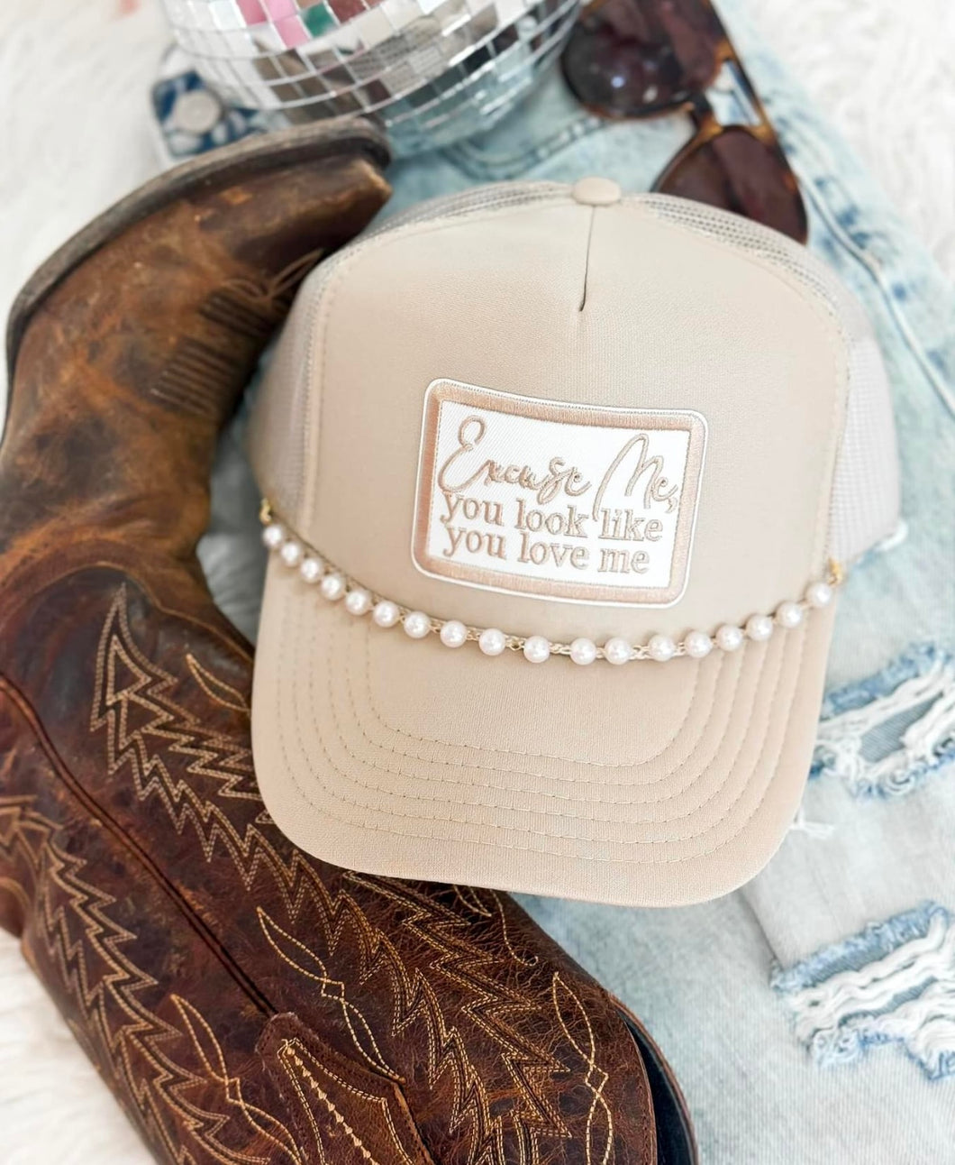 You look like you love me Trucker Hat