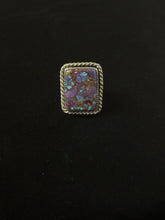 Load image into Gallery viewer, Purple Mojave and Kingman Turquoise - Size 7.5
