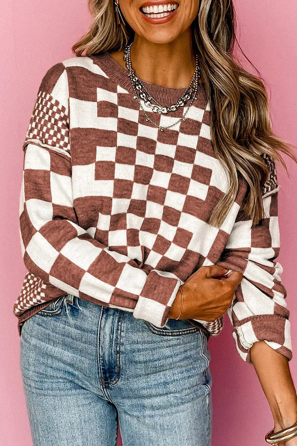 Checkered Sweater