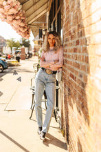Load image into Gallery viewer, LARIAT LACE L/S *DUSTY ROSE: XL
