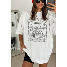 Load image into Gallery viewer, COUNTRY MUSIC WHISKEY MINERAL GRAPHIC TEE: Mineral Black / S-M-L-XL(1-2-2-1)
