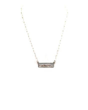 Load image into Gallery viewer, Western Dainty Bar Necklace
