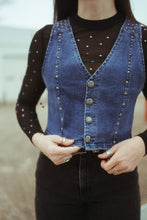 Load image into Gallery viewer, Pecos Queen Denim Vest
