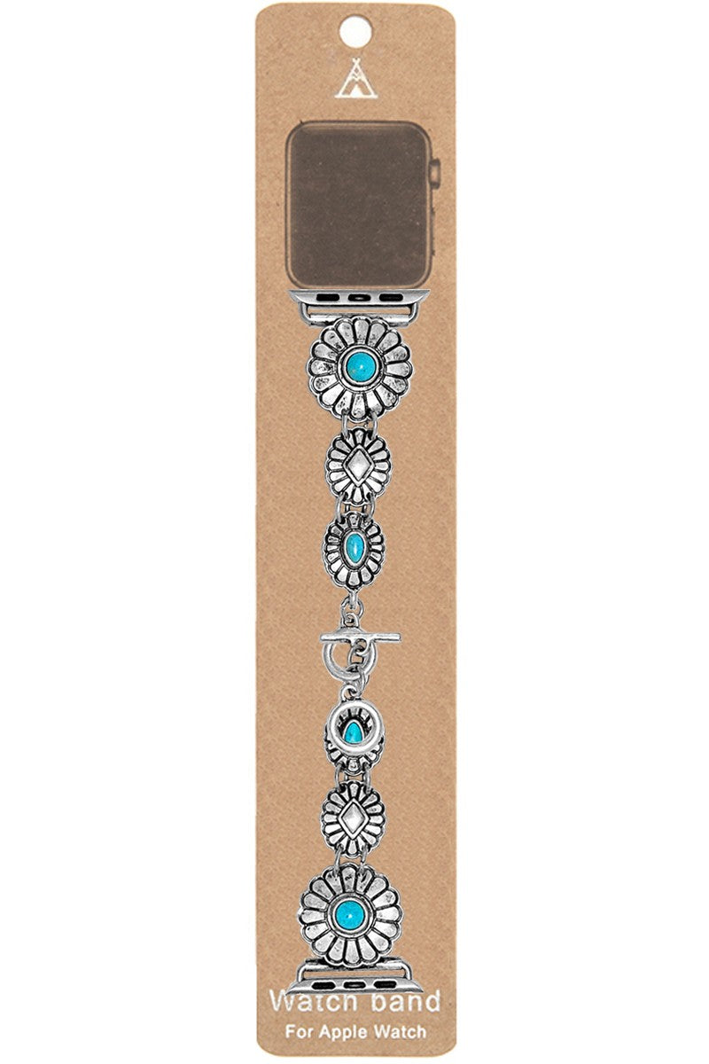 Concho Flower Watch Band