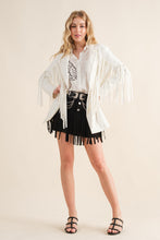 Load image into Gallery viewer, The Carley Suede Fringe Blazer
