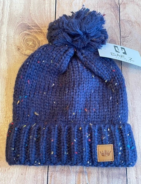 Blue Confetti Pop Beanie